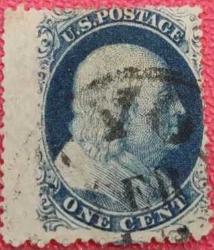 LOT.6 » 1857 Amerika Franklin 1 cent çok cok nadir