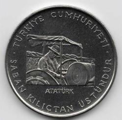 1970 fao saban kılıçtan üstündür 2.5lira hatıra parası