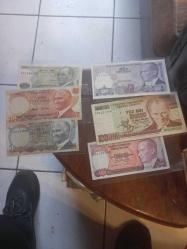 6-7 emisyon çil 6 adet kağıt para lotu