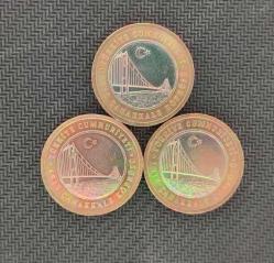 Çanakkale Köprüsü hatıra para lotu