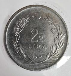 2 1/2 LİRA 1962