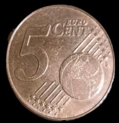Yunanistan 2022 5 Euro Cent