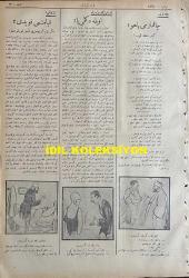 Osmanlıca Karagöz Mizah Dergisi-Gazetesi, Orijinal Dönem Basım, (Ottoman Magazine-Newspaper-Journal Illustré Cara-Gueuz) - 9 Eylül 1925 - Sayı: 1824 - Hicri: 15 Safer 1344 - Rumi: 9 Eylül 1341 - Karikatür: O Manevra Yaparsa Biz de Talim Yaparız! 