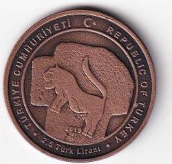 2019 GÖBEKLİTEPE YILI DARPHANE HATIRA BRONZ PARA  (okside bronz)  ''SERTİFİKALIDIR'