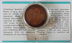 2019 GÖBEKLİTEPE YILI DARPHANE HATIRA BRONZ PARA  (okside bronz)  ''SERTİFİKALIDIR'