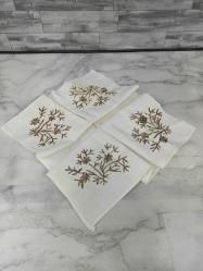 Eskilerden Sandık Çıkması Gümüş Tel Kırma İşlemeli 2 Adet Gelin Bohçası