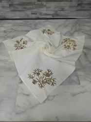 Eskilerden Sandık Çıkması Gümüş Tel Kırma İşlemeli 2 Adet Gelin Bohçası