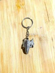 TAŞLI METAL FİL ANAHTARLIK