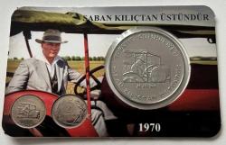 1970 fao saban kılıçtan üstündür 2.5lira hatıra parası