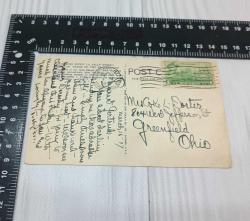 Antika 1930 Looking Down La Salle  Street Chicago Board of Trade in The Background  Amerika Kart Postal 1 Cent  Jones And Barry Posta Pulu