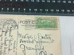 Antika 1930 Looking Down La Salle  Street Chicago Board of Trade in The Background  Amerika Kart Postal 1 Cent  Jones And Barry Posta Pulu