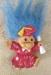 Vintage Russ Troll Bebek Broş