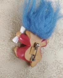 Vintage Russ Troll Bebek Broş