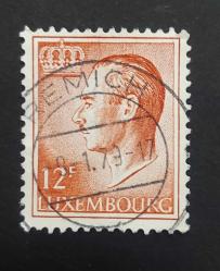 Lüksemburg Damgalı pul