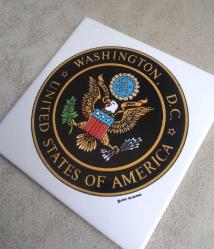 Washington DC Seramik Duvar Dekoru