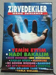 KASET/CD TANITIM AFİŞİ * ZİRVEDEKİLER GENÇ SESLERLE * 32X49 CM