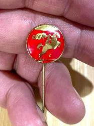 VİNTAGE DOĞRU YOL PARTİSİ ROZET DYP ROZET SİYASİ PARTİ ROZETLERİ NO 56