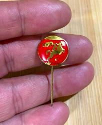 VİNTAGE DOĞRU YOL PARTİSİ ROZET DYP ROZET SİYASİ PARTİ ROZETLERİ NO 56