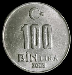 2003 100 Bin Lira