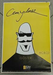 KASET/CD TANITIM AFİŞİ * CEM YILMAZ * GÖSTERİ * 32X49 CM