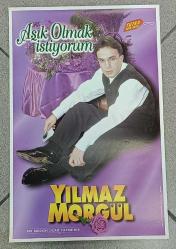 KASET/CD TANITIM AFİŞİ * YILMAZ MORGÜL * AŞIK OLMAK İSTİYORUM * 32X49 CM