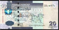 ** LİBYA ( 20 * DİNARS ) 2009 - ÇİL