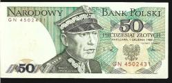 ** POLONYA ( 50 * ZLOTYCH ) 1988 - ÇİL