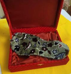 CENNET BAHÇESİ RAVZA HALISINDAN KADEMİ ŞERİF. AYAK İZİ. ÇOK NADİR.