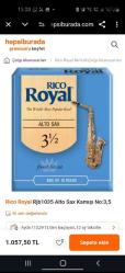 Royal Rico Alto Saksafon Kamışı