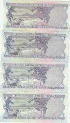 6.emisyon 5 Lira 13 ADET basılmış olan her harf grubundan birer adet tam takım ÇİLALTI