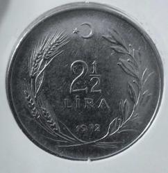2 1/2 LİRA 1972