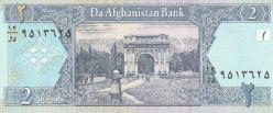 Afganistan 2 Afgani 2002 ÇİL