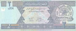Afganistan 2 Afgani 2002 ÇİL