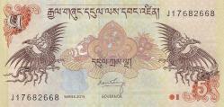 Bhutan 5 ngultrum 2015 ÇİL