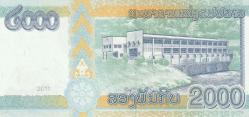 Laos 2000 kip 2011 ÇİL