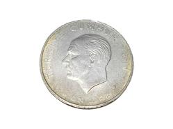 1960 İHTİLALİ GÜMÜŞ 10 LİRA HATIRA PARA