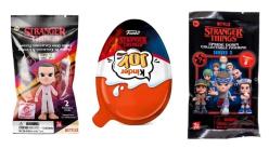 Stranger Things 3'lü Koleksiyoner Figür Seti - ( Upside Down Collectable Series x Kinder Joy Funko )