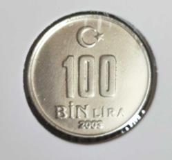 100 BİN LİRA 2003