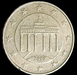 Almanya 2002 D 10 Euro Cent