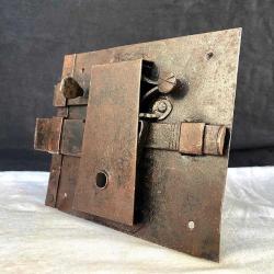 Antik Dövme Demir Çift Sürgülü Kilit