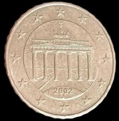 Almanya 2002 J 10 Euro Cent