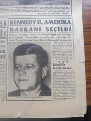 Son Havadis Gazetesi - Turkish Newspaper - 10 Kasım 1960 - Atatürk'ü milletçe anıyoruz - Atatürk'ü anma programı kompozisyon Salahattin Uzman - unutulmaz adam yazan Peyami Safa - 6-7 Eylül davası müdafaaya kaldı - 6-7 Eylül sanıklarından Fuat Köprülü ve Fahrettin Kerim Gökay mahkemeye getiriliyor fotoğraf - Kennedy Birleşik Amerika Başkanı Seçildi Fotoğrafı - Cemal Gürsel'in tebrik mesajı - Paçacı esnaf toptancı kasaplardan şikayetçi - Fuhuşla mücadelenin neticesi 27 Otel kapatıldı 49 randevu evi mühürlendi - Kızılay'a üye olmak isteyenler fazlalaştı - Deliler gülüyor yazan Süleyman Tekil Yazı Dizisi - Atatürk ve Bir Konferans yazan Cevdet Perin -  Spor Teşkilat Kanunu Hazırlıkları Başladı - Turgay Şeren Fotoğrafı - Rostov Maçı İçin Galatasaray Fenerbahçe ile Fenerbahçe anlaşamadı - Fenerbahçe Modaspor basketbol maçı - Ömer Besim yarın anılacak - Beşiktaş'ta ödenmeyen primler idare heyetinin başına dert oldu - Temel Reis çizen Ralph Stein - Adnan Menderes'in avukatı Burhan Apaydın