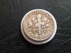 USA; ONE DIME 1964- D - GÜMÜŞ