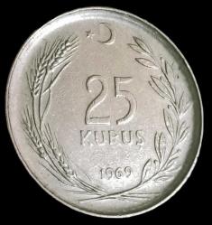 1969 25 Kuruş
