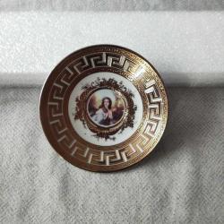 Royal Porselen Resimli Vitrin Tabağı