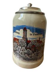 Altenburg Kalesi Temalı Alman Bira Bardağı | Tankart Bardak