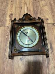 Nostaljik Velis Electron Klasik  Ahşap Duvar Saati  Evinize veya ofisinize nostaljik bir hava katacak, Velis marka, Electron serisi duvar saati. Çalışır durumda