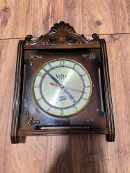 Nostaljik Velis Electron Klasik  Ahşap Duvar Saati  Evinize veya ofisinize nostaljik bir hava katacak, Velis marka, Electron serisi duvar saati. Çalışır durumda