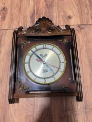 Nostaljik Velis Electron Klasik  Ahşap Duvar Saati  Evinize veya ofisinize nostaljik bir hava katacak, Velis marka, Electron serisi duvar saati. Çalışır durumda