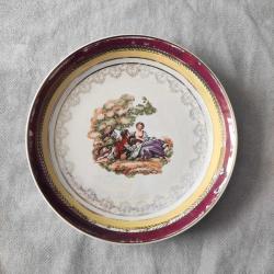 Sümerbank Porselen Resimli Servis Tabağı